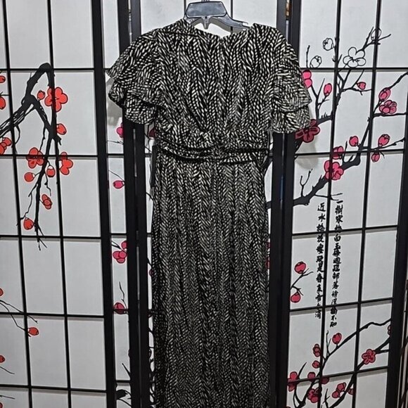 House of Harlow 1960 x Revolve Zebra Print Maxi Dress Size XS New - Picture 11 of 12